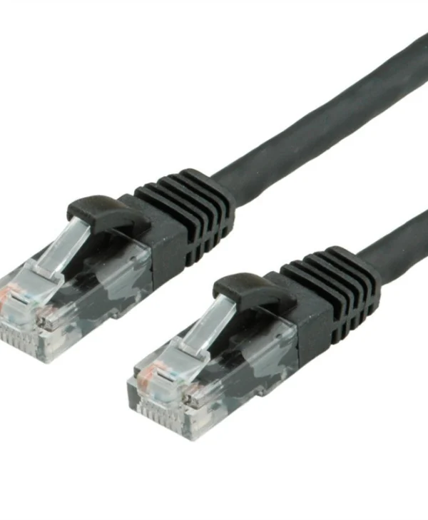 Value U/UTP Cat.6a Καλώδιο Δικτύου Ethernet 15m Μαύρο 1τμχ