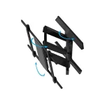 B-Tech BT8227/B Βάση Τηλεόρασης Τοίχου με Βραχίονα έως 50kg Ασημί - Image 5