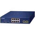 Planet Technology GSD-1022UP Unmanaged L2 PoE+ Switch με 8 Θύρες Gigabit (1Gbps) Ethernet και 2 SFP Θύρες GSD-1022UP - Image 2