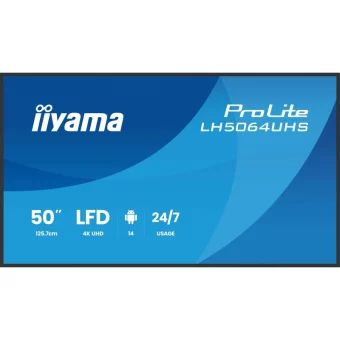 Iiyama LH6564UHS-B1AG Public Display LED 4K UHD 65" LH6564UHS-B1AG