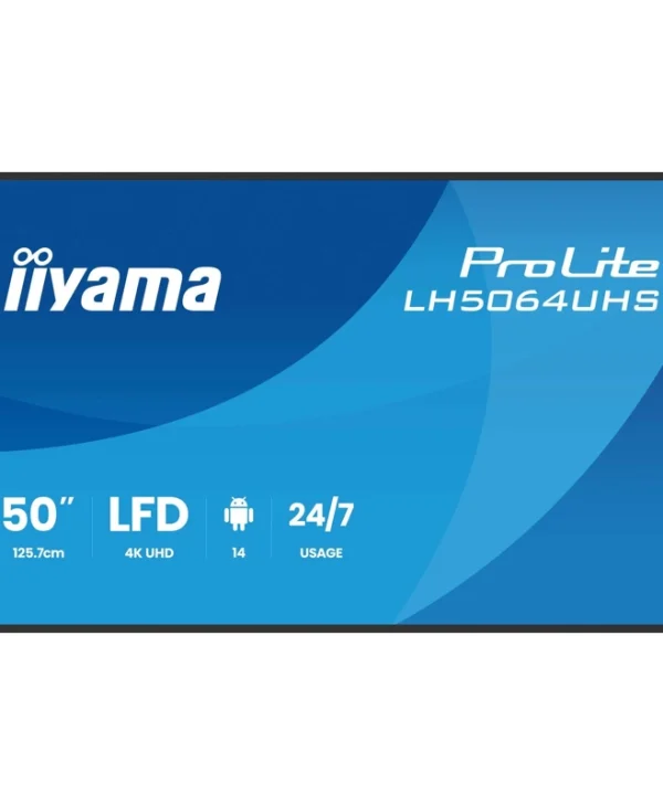 Iiyama LH6564UHS-B1AG Public Display LED 4K UHD 65" LH6564UHS-B1AG