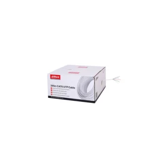 Dahua U/UTP Cat.6 Καλώδιο Δικτύου Ethernet 305m Λευκό 1τμχ