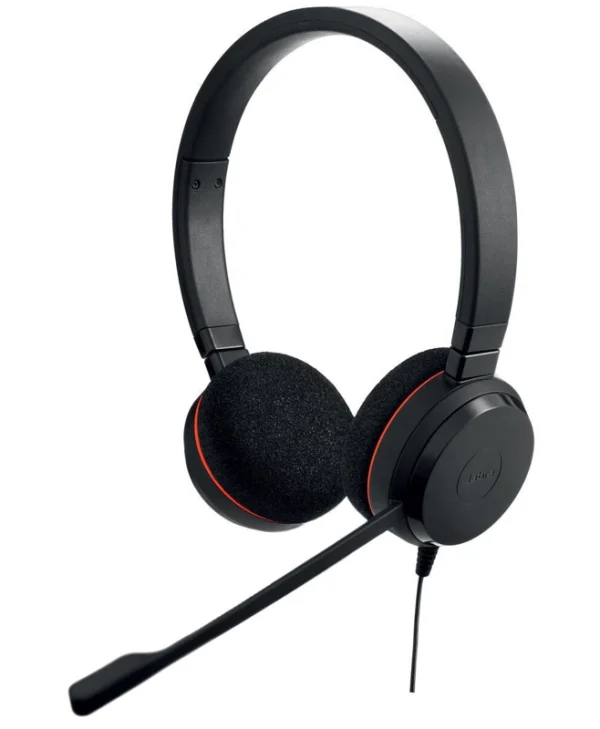 Jabra Evolve 20 On Ear Multimedia Ακουστικά με μικρόφωνο και σύνδεση USB-A / USB-C