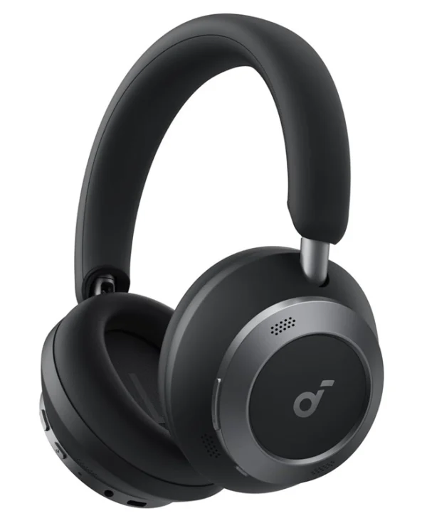 Anker Soundcore Space One Pro Ασύρματα / Ενσύρματα On Ear Ακουστικά με 60 ώρες Λειτουργίας και Quick Charge Μαύρα