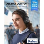 Anker Soundcore Space One Pro Ασύρματα / Ενσύρματα On Ear Ακουστικά με 60 ώρες Λειτουργίας και Quick Charge Μαύρα - Image 6