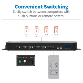 B005-hua4 KVM & Data Switch S55158488