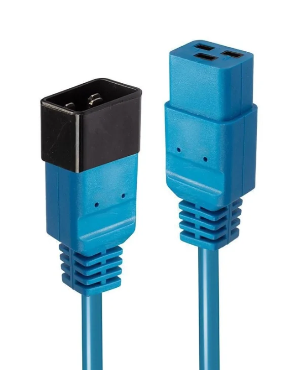 Lindy IEC C19 - IEC C20 Cable 1m Μπλε 30120 30120