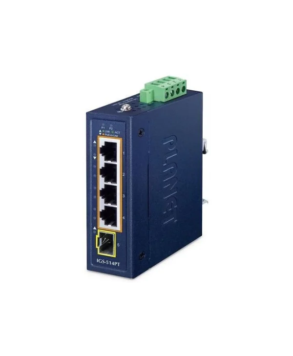 Planet Technology IGS-514PT L2 PoE Switch με 4 Θύρες Gigabit (1Gbps) Ethernet IGS-514PT
