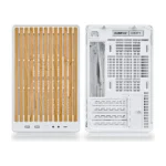 Lian Li DAN A3 Micro Tower Κουτί Υπολογιστή με Πλαϊνό Παράθυρο Wood White - Image 5