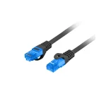 Lanberg S/FTP Cat.6a Καλώδιο Δικτύου Ethernet 3m Μαύρο 1τμχ