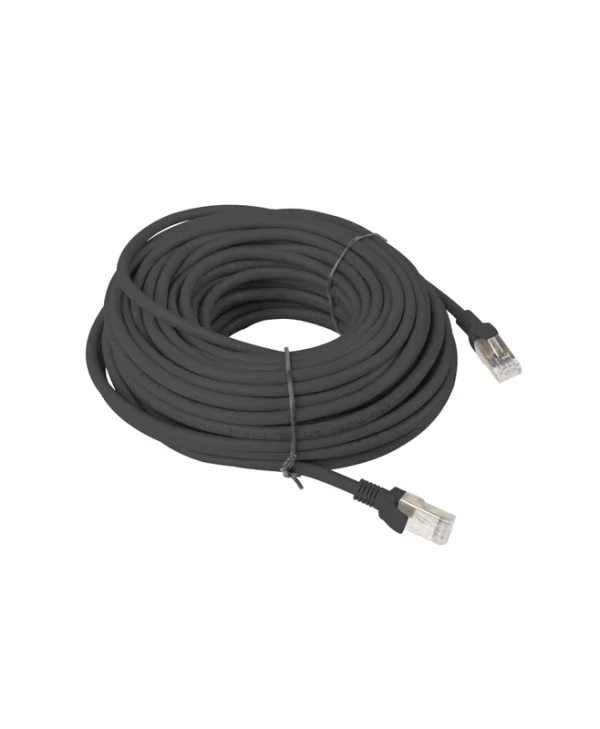 Lanberg U/UTP Cat.6 Καλώδιο Δικτύου Ethernet χωρίς ακροδέκτες 20m Μαύρο 1τμχ