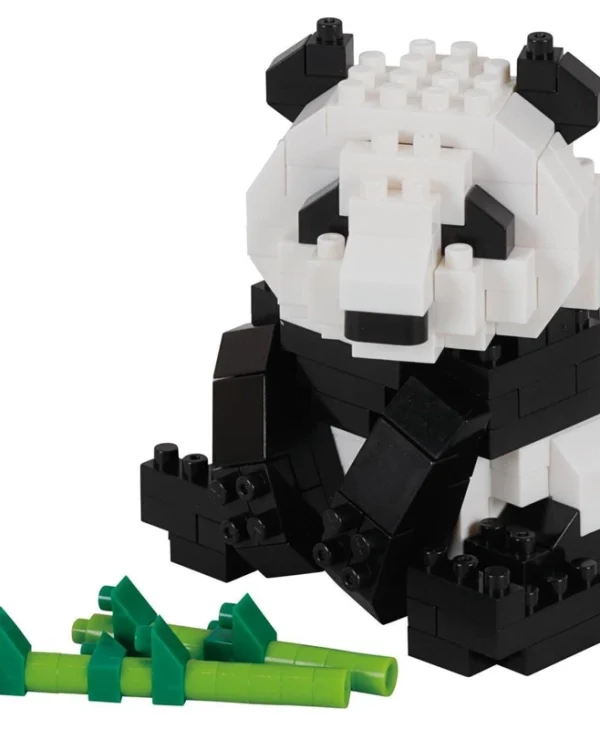 Bandai Nanoblock Animal Giant Panda Building Block Figure Nbc328
