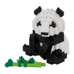 Bandai Nanoblock Animal Giant Panda Building Block Figure Nbc328 - Image 3