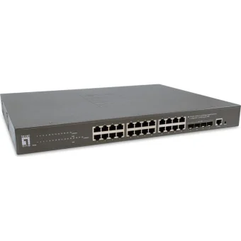 Level One GTP-2871 Managed L3 Switch με 28 Θύρες Gigabit (1Gbps) Ethernet και 4 SFP Θύρες GTP-2871