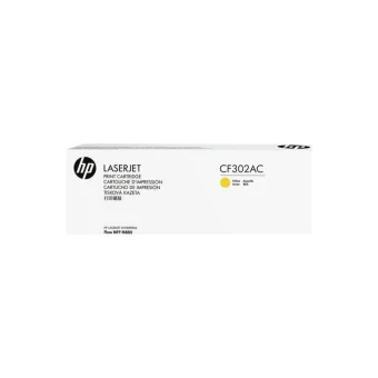 HP 827A Yellow Toner Contract Γνήσιο Toner Laser Εκτυπωτή Κίτρινο CF302AC CF302AC