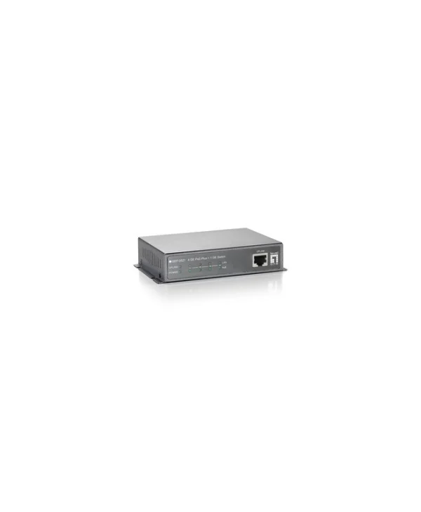 Level One GEP-0521 Unmanaged L2 PoE+ Switch με 4 Θύρες Gigabit (1Gbps) Ethernet και 4 SFP Θύρες GEP-0521