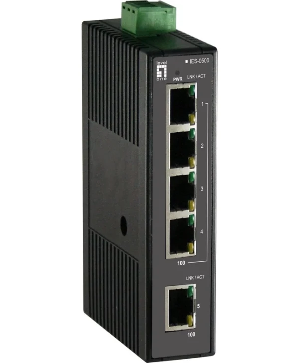 Level One IES-0500 Unmanaged L2 Switch με 5 Θύρες Ethernet IES-0500