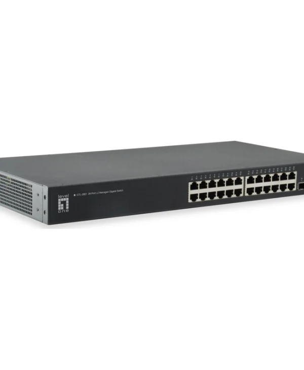 Level One GTL-2661 v1 Managed L2 Switch με 24 Θύρες Gigabit (1Gbps) Ethernet και 2 SFP Θύρες GTL-2661