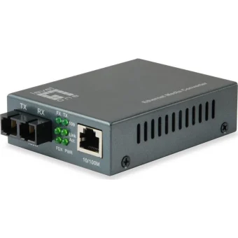 Level One FVT-1106 RJ45 to SC Fast Ethernet Media Converter FVT-1106