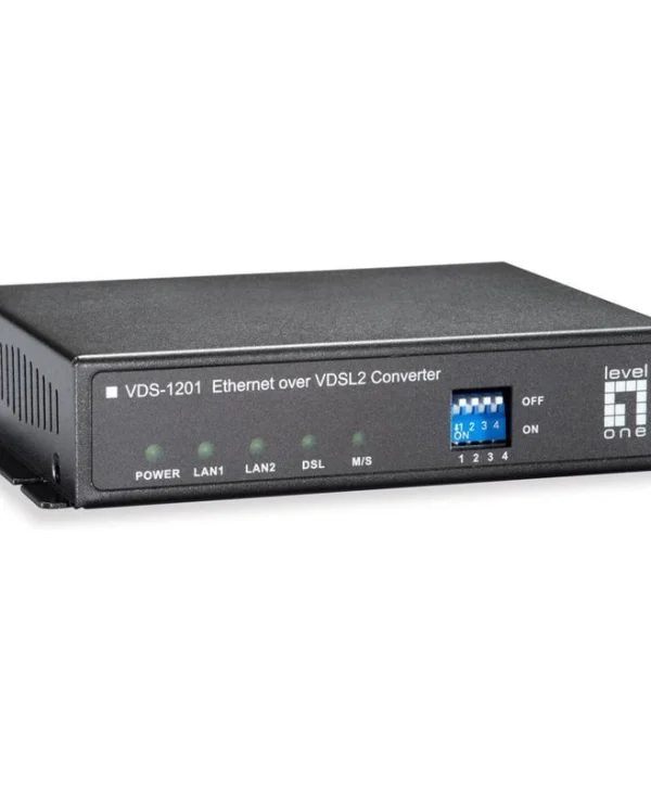 Level One VDS-1201 Ethernet Over VDSL2 Converter VDS-1201