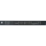Level One FGP-2031 Unmanaged L2 PoE+ Switch με 16 Θύρες Gigabit (1Gbps) Ethernet και 2 SFP Θύρες FGP-2031