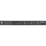 Level One FGP-2831 Unmanaged L2 PoE+ Switch με 24 Θύρες Gigabit (1Gbps) Ethernet και 2 SFP Θύρες FGP-2831