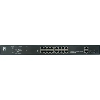 Level One GEP-2021 Unmanaged L2 PoE+ Switch με 16 Θύρες Gigabit (1Gbps) Ethernet και 2 SFP Θύρες GEP-2021