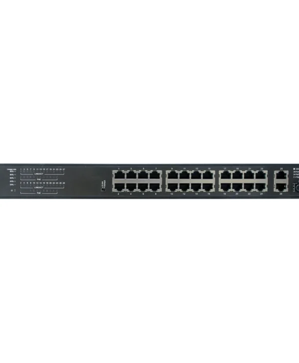 Level One GEP-2821 Unmanaged L2 PoE+ Switch με 24 Θύρες Gigabit (1Gbps) Ethernet και 2 SFP Θύρες GEP-2821