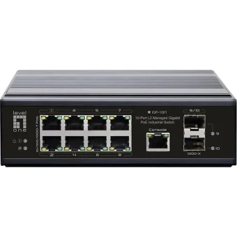 Level One IGP-1061 Managed L2 PoE++ Switch με 8 Θύρες Ethernet και 2 SFP Θύρες IGP-1061