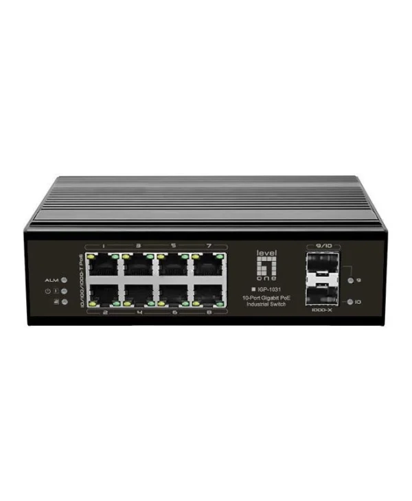Level One IGP-1031 Unmanaged L2 PoE Switch με 10 Θύρες Gigabit (1Gbps) Ethernet IGP-1031