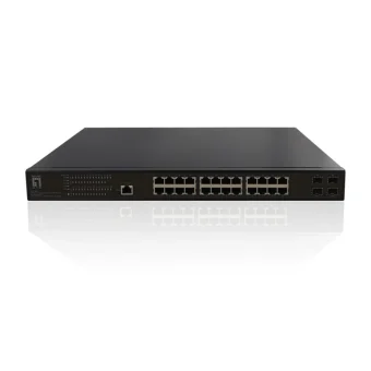 Level One GEP-2861 Managed L2 PoE+ Switch με 24 Θύρες Gigabit (1Gbps) Ethernet και 4 SFP Θύρες GEP-2861