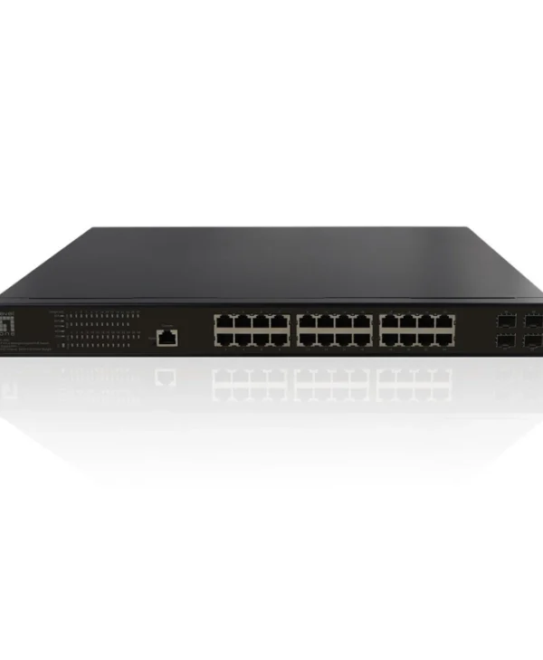 Level One GEP-2861 Managed L2 PoE+ Switch με 24 Θύρες Gigabit (1Gbps) Ethernet και 4 SFP Θύρες GEP-2861