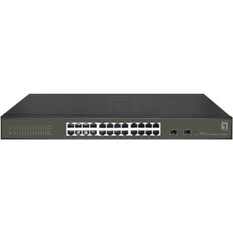 Level One GES-2126 Hilbert Managed L2 Switch με 24 Θύρες Gigabit (1Gbps) Ethernet και 2 SFP Θύρες GES-2126