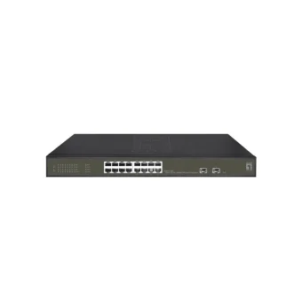Level One GES-2118P L2 PoE+ Switch με 16 Θύρες Gigabit (1Gbps) Ethernet και 2 SFP Θύρες GES-2118P