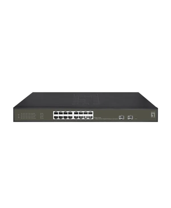 Level One GES-2118P L2 PoE+ Switch με 16 Θύρες Gigabit (1Gbps) Ethernet και 2 SFP Θύρες GES-2118P