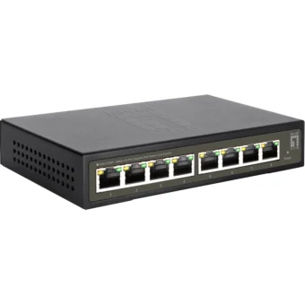 Level One GES-2108P Unmanaged L2 PoE+ Switch με 8 Θύρες Gigabit (1Gbps) Ethernet GES-2108P