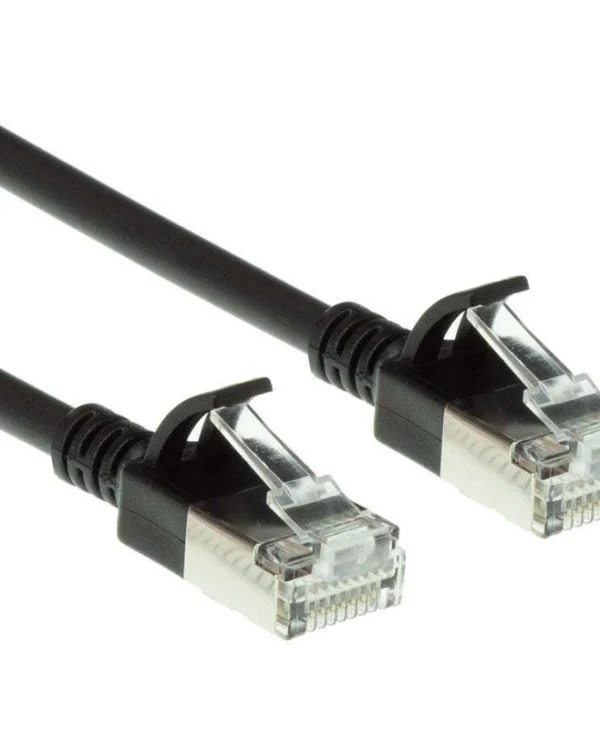 Act U/FTP (STP) Cat.6a Καλώδιο Δικτύου Ethernet 2m Μαύρο 1τμχ