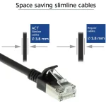 Act U/FTP (STP) Cat.6a Καλώδιο Δικτύου Ethernet 2m Μαύρο 1τμχ - Image 3