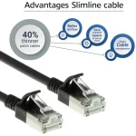 Act U/FTP (STP) Cat.6a Καλώδιο Δικτύου Ethernet 2m Μαύρο 1τμχ - Image 4