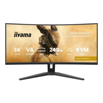 Iiyama GCB3486WQSCP-B1 Ultrawide VA Curved Monitor 34" QHD 3440x1440 GCB3486WQSCP-B1