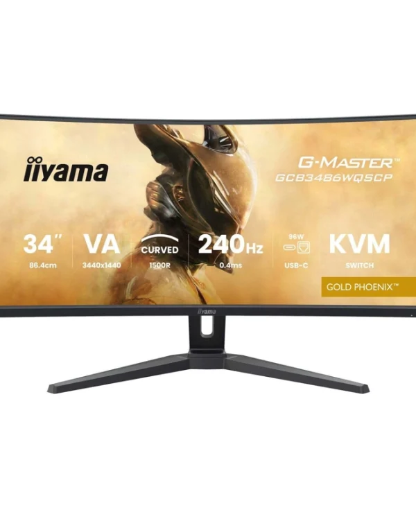 Iiyama GCB3486WQSCP-B1 Ultrawide VA Curved Monitor 34" QHD 3440x1440 GCB3486WQSCP-B1