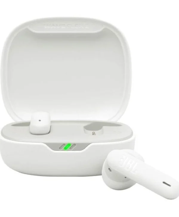 JBL Wave Flex 2 Earbud Bluetooth Handsfree Ακουστικά με Αντοχή στον Ιδρώτα και Θήκη Φόρτισης Λευκά