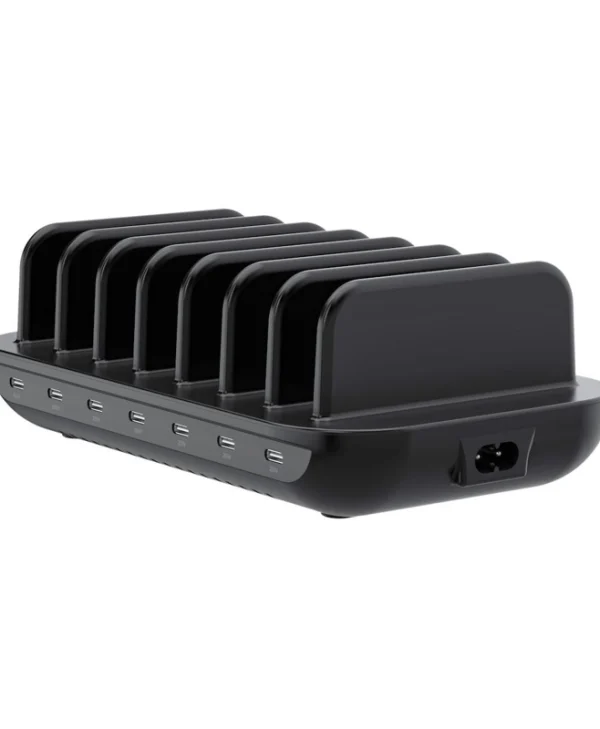Conceptronic Βάση Φόρτισης με 7 Θύρες USB-C 160W Power Delivery σε Μαύρο χρώμα (OZUL07B) OZUL07B
