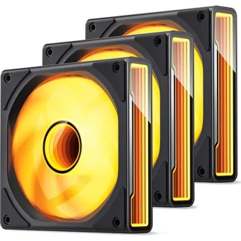 Jonsbo ZK-120B Case Fan με RGB Φωτισμό και Σύνδεση 3-Pin / 4-Pin PWM 3τμχ