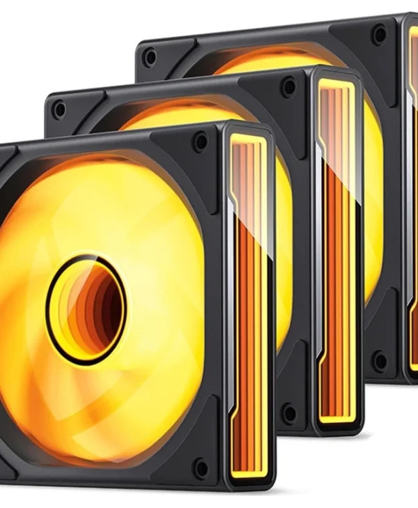 Jonsbo ZK-120B Case Fan με RGB Φωτισμό και Σύνδεση 3-Pin / 4-Pin PWM 3τμχ