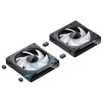 Jonsbo ZK-120B Case Fan με RGB Φωτισμό και Σύνδεση 3-Pin / 4-Pin PWM 3τμχ - Image 8