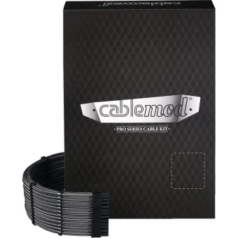 Cablemod C-series Pro Modmesh Sleeved 12v-2x6 12vhpwr Dual Stealthsense Cable Kit Corsair Type 4 Rm Black Label Rmi Rmx Carbon Cm-pcsr-16x2kit-nkc-r-ss