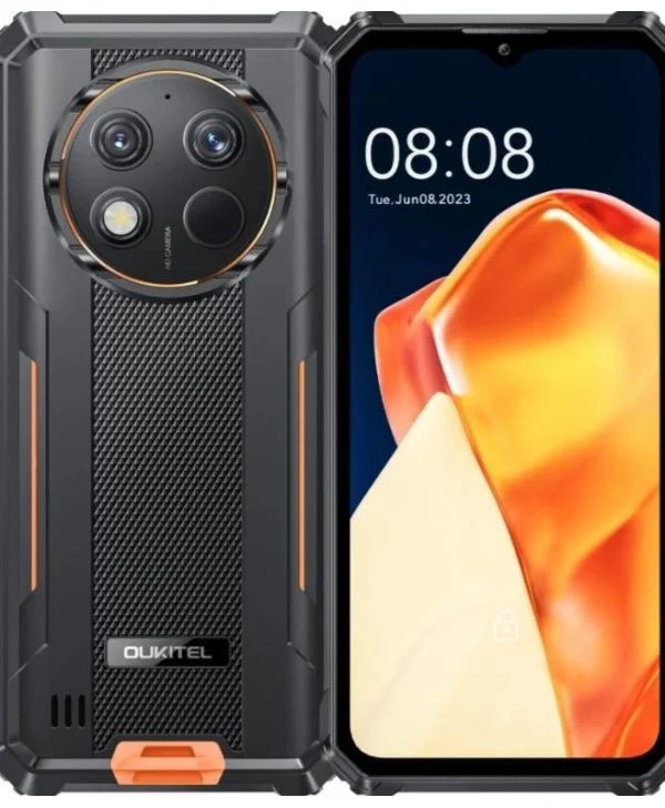 Oukitel G1 Dual SIM (6/256GB) Ανθεκτικό Smartphone Black/Orange