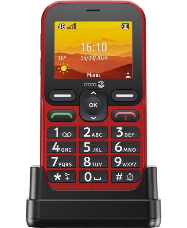 Doro Leva L10 Single SIM Smartphone Κόκκινο