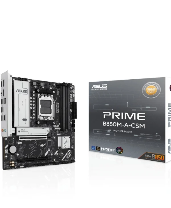 Asus PRIME B850M-A-CSM Motherboard Micro ATX με AMD AM5 Socket 90MB1LQ0-M0EAYC 90MB1LQ0-M0EAYC